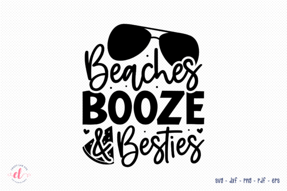 Review: Beaches Booze Besties SVG for Summer Embroidery
