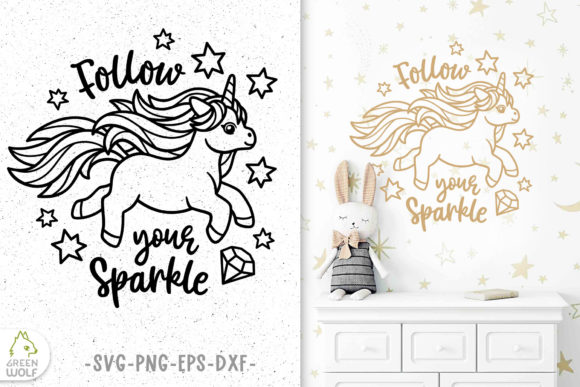 Review: Follow Your Sparkle Unicorn SVG for Embroidery