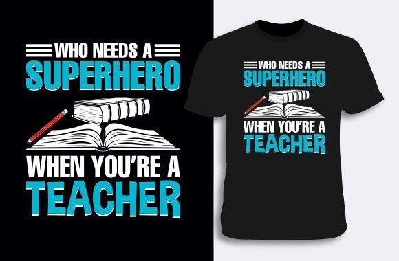 Reviewing Teacher T-shirt Design 4 for Real Stitching