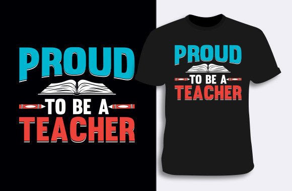 Reviewing Teacher T-shirt Design 6 for Embroidery